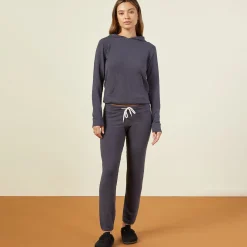 MONROW Supersoft Vintage Vintage Black Sweats VINTAGEBLACK Online